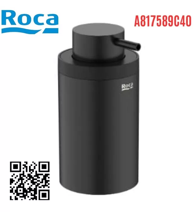 Binh đựng xà phòng màu đen Roca Hotels A817589C40