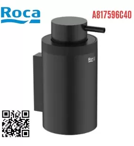 Binh đựng xà phòng màu đen Roca Hotels A817596C40( gắn tường )
