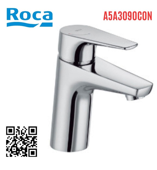 Vòi Chậu Rửa Mặt Nóng Lạnh Roca Atlas A5A3090C0N
