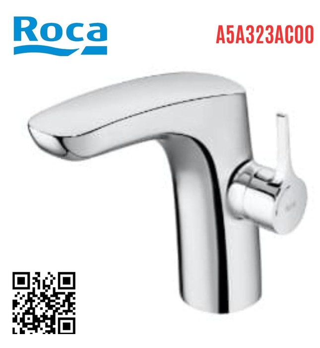 Vòi Chậu Rửa Mặt Nóng Lạnh Roca Insignia A5A323AC00