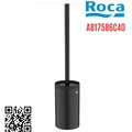 Chổi cọ bồn cầu màu đen kiểu đặt sàn Roca Tempo A817586C40