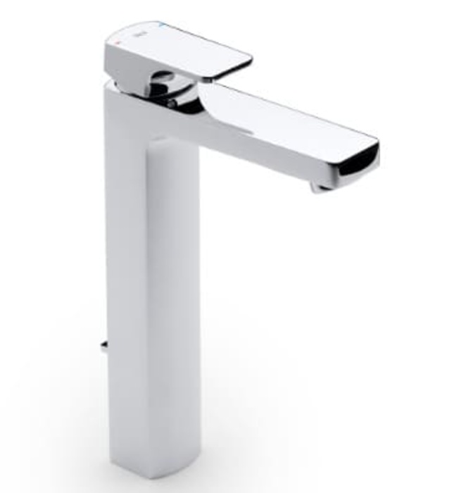 Vòi Chậu Rửa Mặt Nóng Lạnh Thân Cao Roca Escuadra A5A3401C00