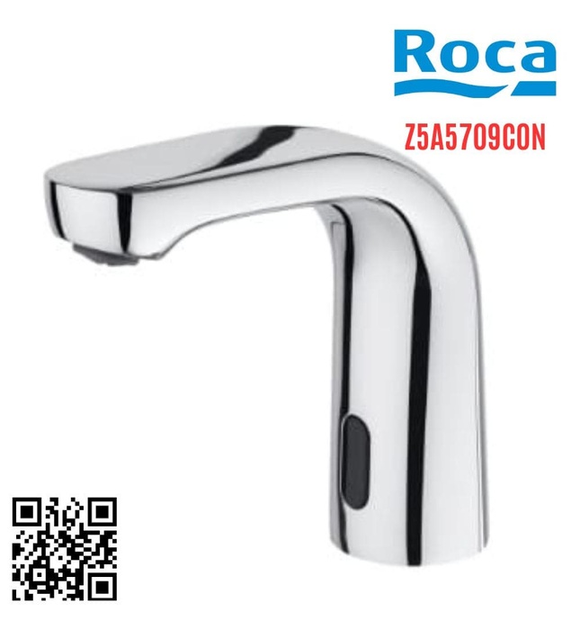Vòi chậu rửa mặt lạnh cảm ứng Roca L20-E Z5A5709C0N(dùng điện) 