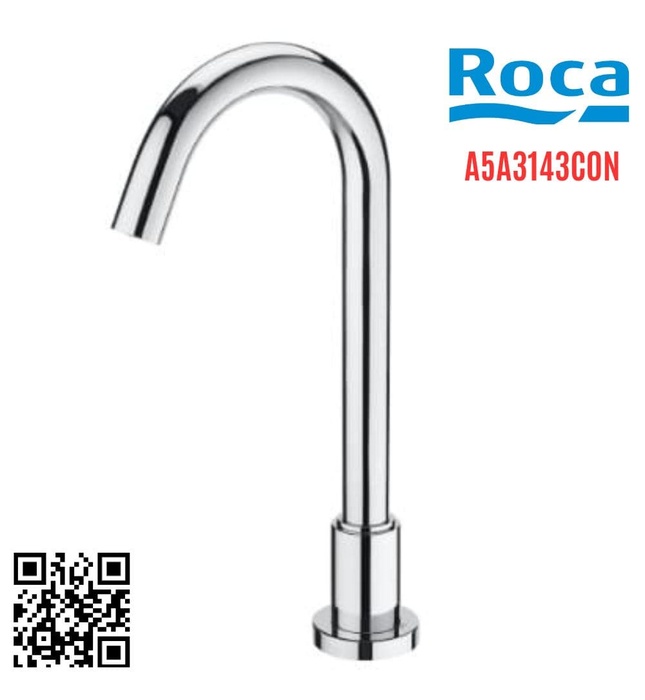 Vòi chậu rửa mặt lạnh cảm ứng Roca Loft A5A3143C0N(dùng pin) 