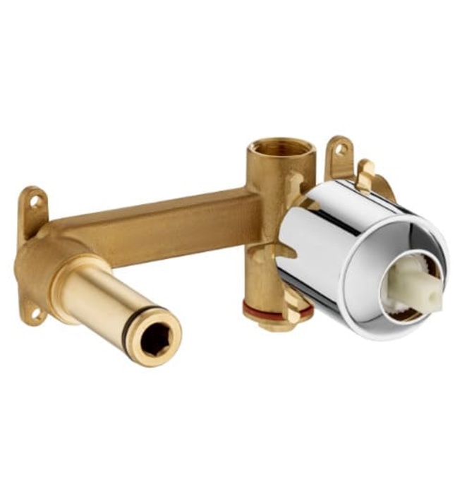 Vòi chậu rửa mặt nóng lạnh âm tường Roca Atlas A5A356EC00 A525220603