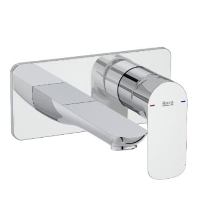 Vòi chậu rửa mặt nóng lạnh âm tường Roca Atlas A5A356EC00 A525220603