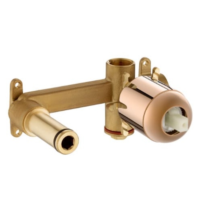 Vòi chậu rửa mặt nóng lạnh âm tường Roca Atlas A5A353ARG0 A5252206RG