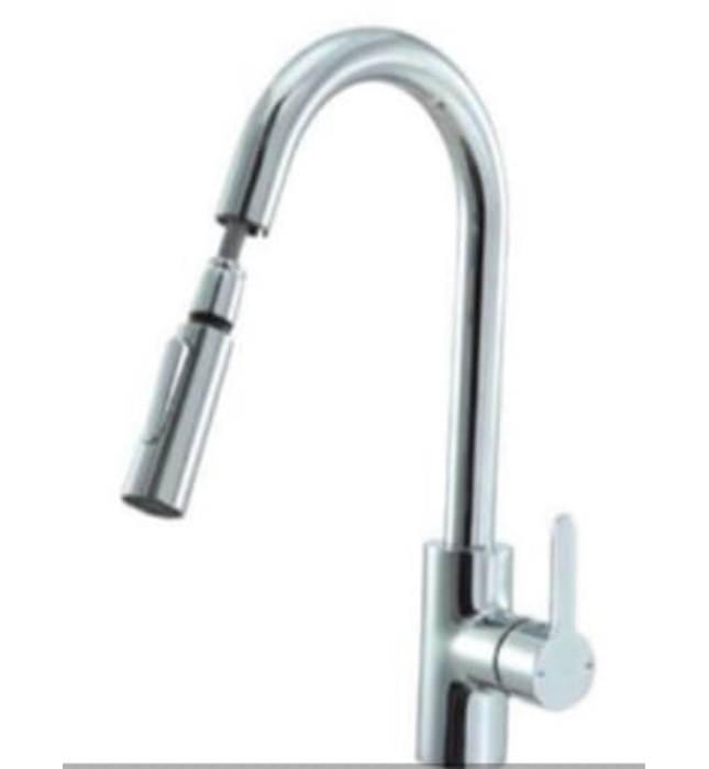 Vòi rửa bát nóng lạnh dây rút Roca Mencia A5A8109C0N