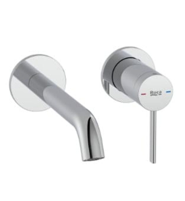 Vòi chậu rửa mặt âm tường Roca Ona A5A359EC00 A5E3501C00