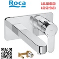 Vòi chậu rửa mặt nóng lạnh âm tường Roca Atlas A5A3L09C00 A525220603