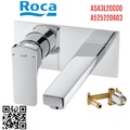 Vòi chậu rửa mặt nóng lạnh âm tường Roca Atlas A5A3L20C00 A525220603