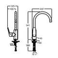 Vòi rửa bát nóng lạnh Roca Vela A5A841EC00