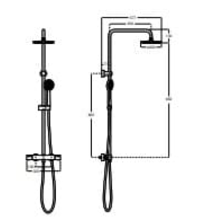 Bộ sen tắm cây Nhiệt độ Roca Victoria A5A9F18NBN