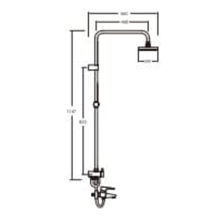  Bộ sen tắm cây Roca Esmai Z5A2731C0N