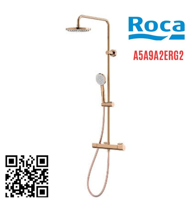  Bộ sen tắm cây Nhiệt độ Roca Even A5A9A2ERG2
