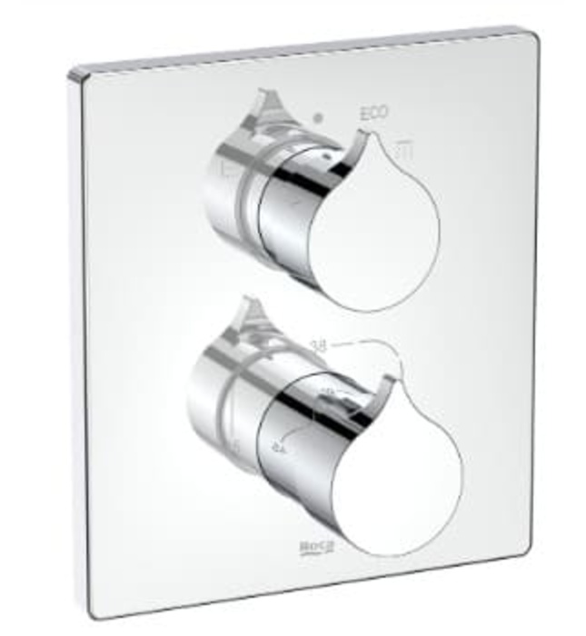 Bộ trộn sen tắm âm tường Roca Insignia A5A0C3AC00 A525869403  