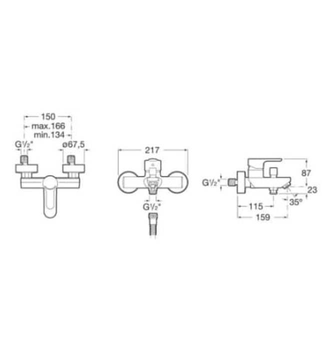  Củ sen tắm Roca L20 A5A0209C0N