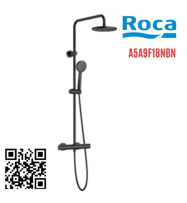  Bộ sen tắm cây Nhiệt độ Roca Victoria A5A9F18NBN