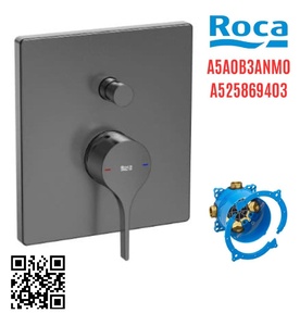 Bộ trộn sen tắm âm tường Roca Insignia A5A0B3ANM0 A525869403 