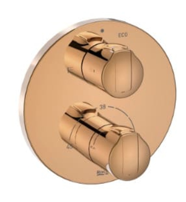 Bộ trộn sen âm nhiệt độ T 1000 Roca A5A0D09RG0 A525869403 