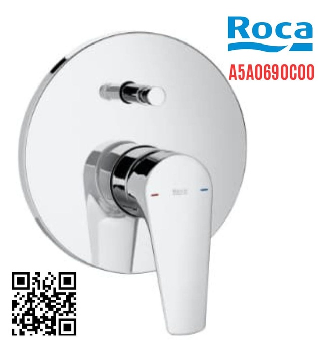 Mặt nạ bộ trộn âm tường Roca Atlas A5A0690C00