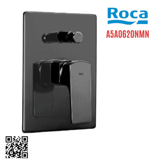 Bộ trộn sen tắm âm tường Roca Escuadra A5A0620NMN