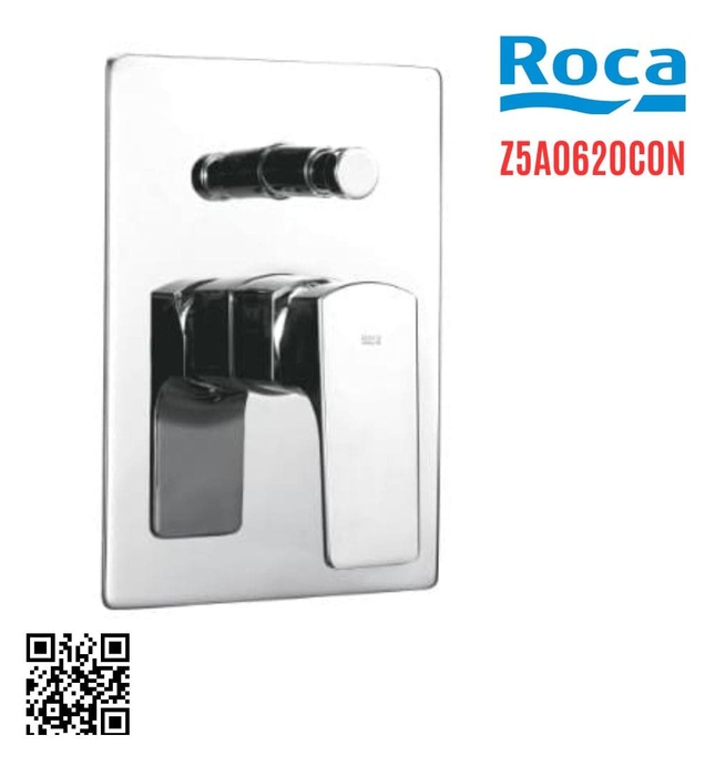Bộ trộn sen tắm âm tường Roca Escuadra Z5A0620C0N