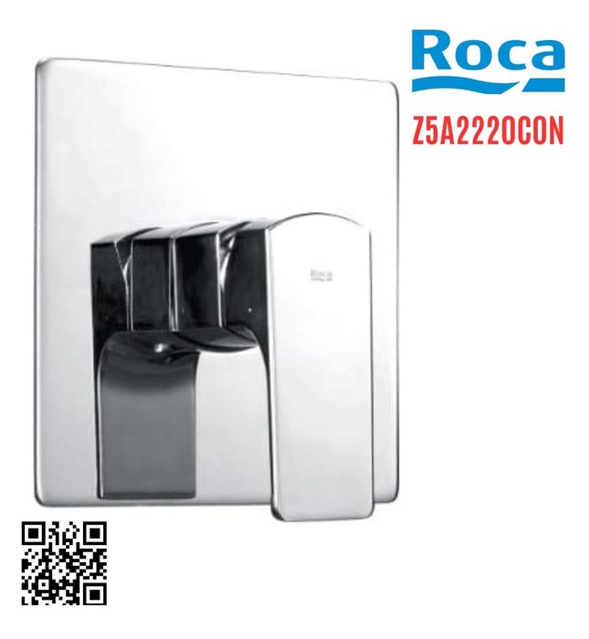 Bộ trộn sen tắm âm tường Roca Escuadra Z5A2220C0N