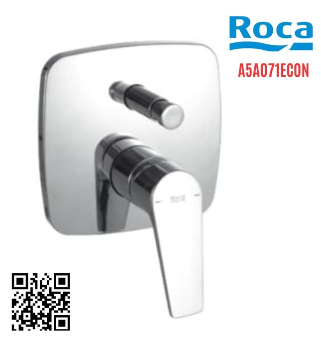 Mặt nạ bộ trộn âm tường Roca Vela A5A071EC0N