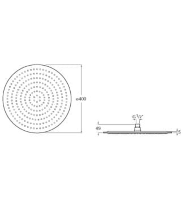 Bát sen phun mưa Rainsense Roca A5B2650C00