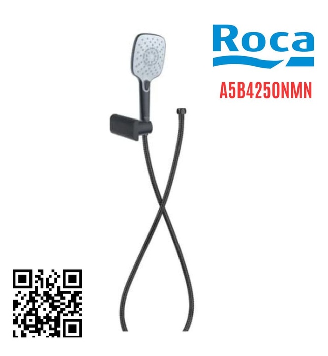 Bộ bát sen cầm tay kiểu vuông Roca A5B4250NMN