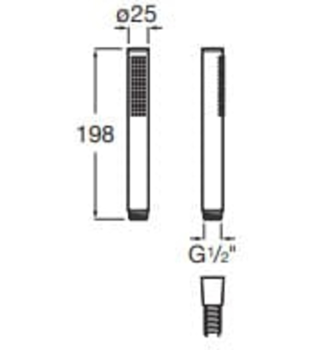Bộ bát sen cầm tay Roca Stella A5B3750CN0