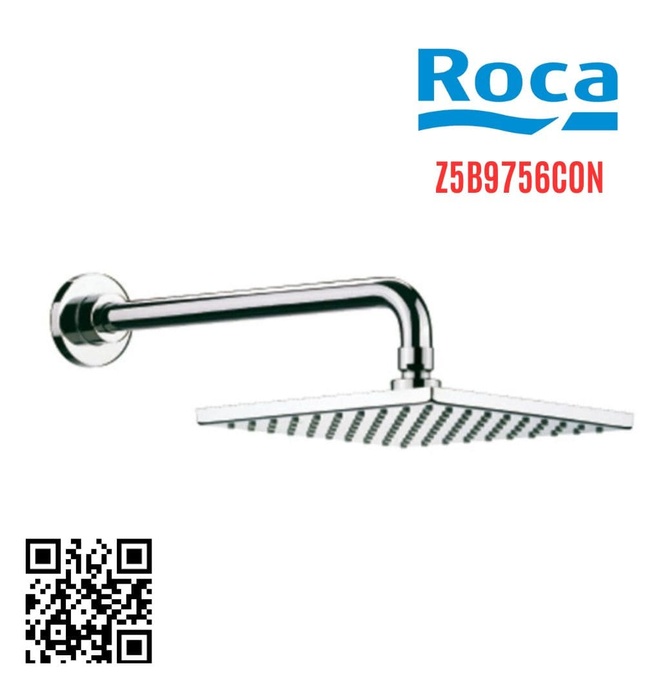 Bát sen phun mưa gắn tường Roca Z5B9756C0N