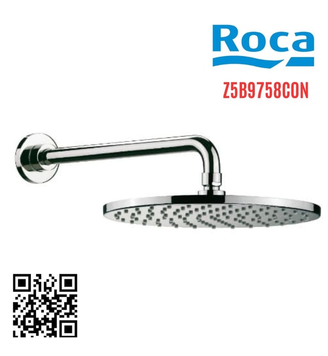Bát sen phun mưa gắn tường Roca Z5B9758C0N