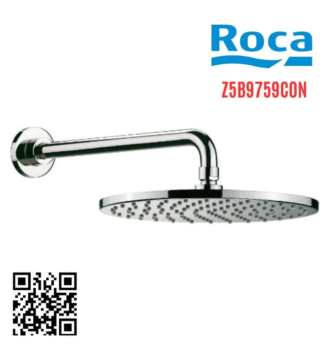 Bát sen phun mưa gắn tường Roca Z5B9759C0N