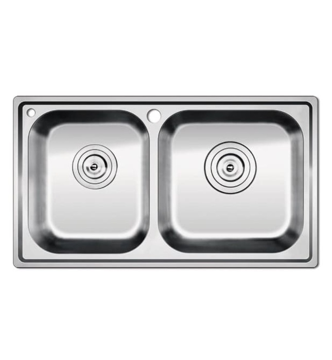 Chậu rửa bát 2 hố lệch Roca Z87N120760