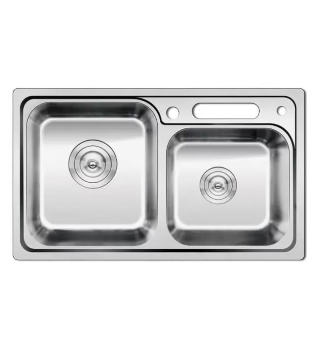 Chậu rửa bát 2 hố lệch Roca Z87N120810