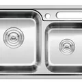 Chậu rửa bát 2 hố lệch Roca Z87N120810