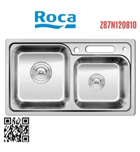 Chậu rửa bát 2 hố lệch Roca Z87N120810