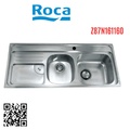 Chậu rửa bát 2 hố 1 bàn Roca Z87N161160