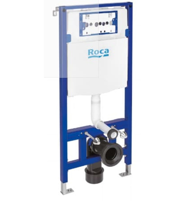 Két nước âm tường kèm khung Roca Duplo A8900700CE