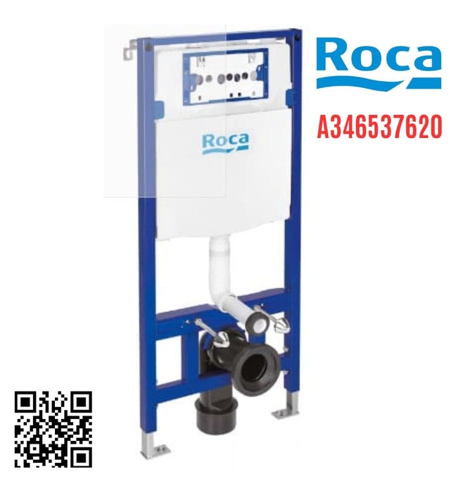 Két nước âm tường kèm khung Roca Duplo A8900700CE