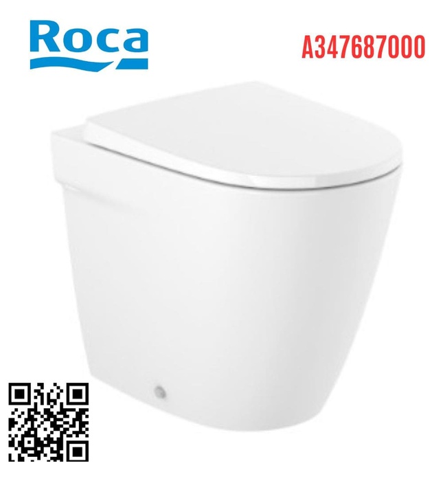 Thân bồn cầu đặt sàn Roca Ona A347687000