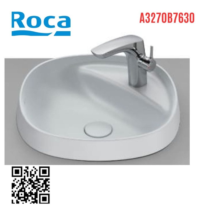 Chậu lavabo nửa âm bàn Beyond Roca A3270B7630