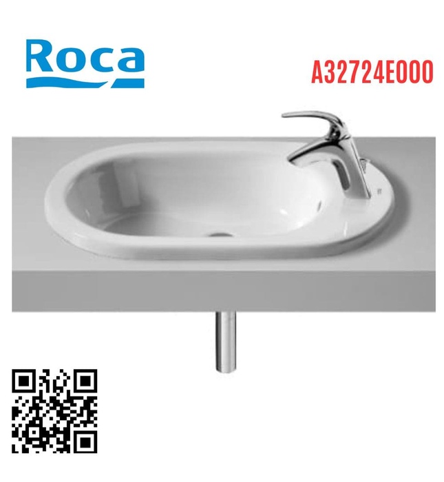 Chậu lavabo dương vành Meridian-N Roca A32724E000