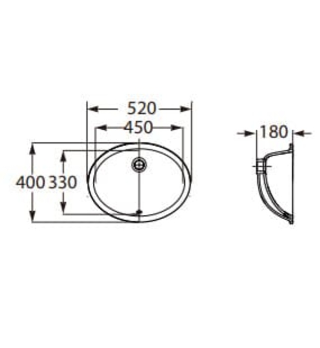 Chậu lavabo âm bàn Neo Selene Roca A327302000