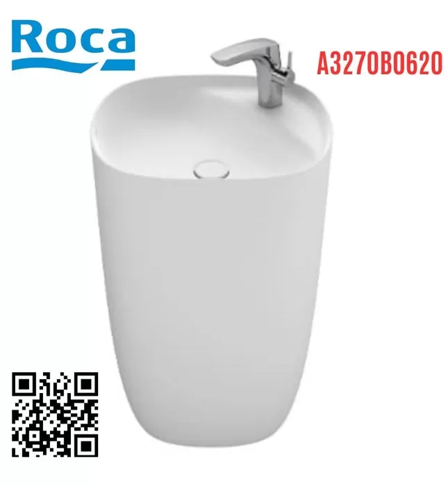 Chậu Lavabo Liền Chân Đặt Sàn Roca Beyond A3270B0620