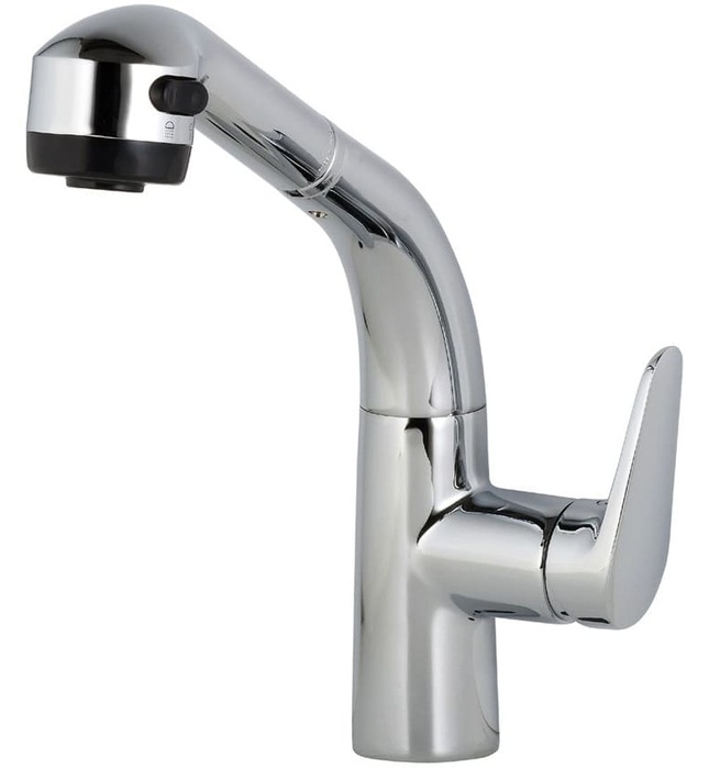 Vòi rửa bát nóng lạnh dây rút Mirolin MK504