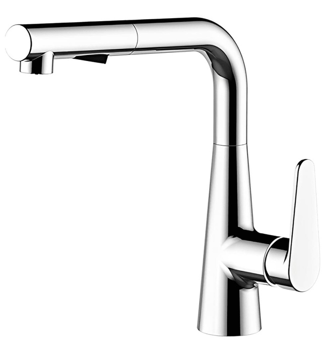 Vòi rửa bát nóng lạnh dây rút Mirolin MK608