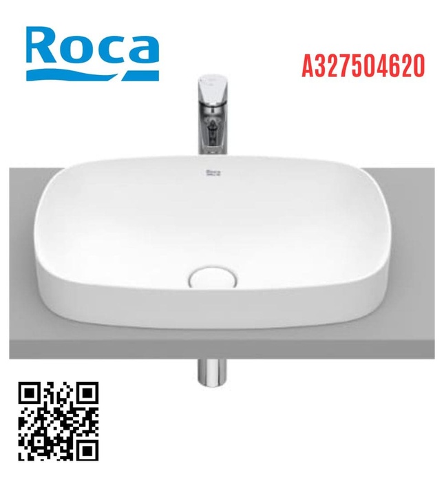 Chậu lavabo bán âm Tây Ban Nha Inspira Soft Roca A327504620